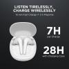 image1MORE Aero Wireless Earbuds with Spatial Audio on Any Device 42dB Adaptive Active Noise Cancellation 10mm Driver Customizable EQs 6 Mics for Clear Calls 28h Battery Wireless Charging WhiteWhite