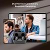 image1MORE EVO Noise Cancelling Earbuds Headphones with Dual Drivers Adaptive ANC Bluetooth Headphones HiFi Sound LDAC HiRes Audio 6 Mics 28H Playtime Wireless Charging BlackBlack