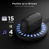 image1MORE EVO Noise Cancelling Earbuds Headphones with Dual Drivers Adaptive ANC Bluetooth Headphones HiFi Sound LDAC HiRes Audio 6 Mics 28H Playtime Wireless Charging BlackBlack