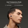 image1MORE EVO Noise Cancelling Earbuds Headphones with Dual Drivers Adaptive ANC Bluetooth Headphones HiFi Sound LDAC HiRes Audio 6 Mics 28H Playtime Wireless Charging BlackBlack
