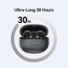 image1MORE Fit SE S30 Open Ear Headphones Wireless Bluetooth Headphones with 4 Microphones for Clear Calls Sports Earbuds Split Design with Earhooks IPX5 30Hour Playtime Bluetooth 53 White EF606Black
