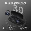 image1MORE Fit SE S30 Open Ear Headphones Wireless Bluetooth Headphones with 4 Microphones for Clear Calls Sports Earbuds Split Design with Earhooks IPX5 30Hour Playtime 53 Black EF606