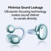 image1MORE Fit SE S30 Open Ear Headphones Wireless Bluetooth Headphones with 4 Microphones for Clear Calls Sports Earbuds Split Design with Earhooks IPX5 30Hour Playtime Bluetooth 53 White EF606Blue