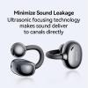 image1MORE Fit SE S30 Open Ear Headphones Wireless Bluetooth Headphones with 4 Microphones for Clear Calls Sports Earbuds Split Design with Earhooks IPX5 30Hour Playtime Bluetooth 53 White EF606Black