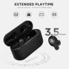 image1MORE PistonBuds Bluetooth Headphone 50 with 4 Builtin Mics ENC for Clear Call True Wireless EarbudsIPX4 20H Playtime HiFi Stereo inEar Deep Bass Headset Black