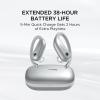 image1MORE S50 Fit Open Earbuds OpenEar Wireless Bluetooth Headphones GraySliver