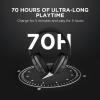 image1MORE SonoFlow Active Noise Cancelling Headphones Bluetooth Headphones with LDAC for HiRes Wireless Audio 70H Playtime Clear Calls Preset EQ Via App BlueBlack