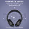 image1MORE SonoFlow SE Active Noise Cancelling Wireless Headphones Over Ear Bluetooth Headphones with DLC Dynamic Driver 70H Playtime Clear Calls Custom EQ via app