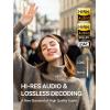 image1MORE SonoFlowPro Noise Cancelling Headphones  HQ51 Over Ear Bluetooth Headphones with LDAC for HiRes Wireless Audio100H PlaytimeBluetooth 54QuietMax ANC Comfortable FitClear CallsMocha Brown