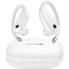 image1MORE Fit Open Earbuds S50 Open Ear Wireless Headphones Bluetooth 53 with 4 Microphone Earbuds with Earhooks for Sports Running IPX7 Fast Charging 38HPlaytime Preset EQ Via App SilverWhite