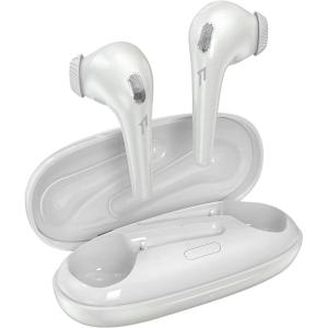 image1MORE ComfoBuds Wireless Earbuds for Kids Mini Noise Cancelling True Wireless Earbuds for Teenager Bluetooth 50 Headphones with 4 Mics IPX5 Waterproof Sports Earphone for Students White