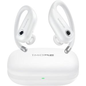 image1MORE Fit Open Earbuds S50 Open Ear Wireless Headphones Bluetooth 53 with 4 Microphone Earbuds with Earhooks for Sports Running IPX7 Fast Charging 38HPlaytime Preset EQ Via App SilverWhite