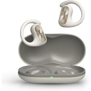 image1MORE Fit SE S30 Open Ear Headphones Wireless Bluetooth Headphones with 4 Microphones for Clear Calls Sports Earbuds Split Design with Earhooks IPX5 30Hour Playtime Bluetooth 53 White EF606White