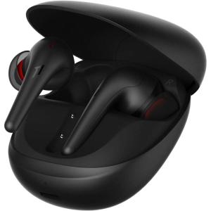 image1MORE Aero Wireless Earbuds with Spatial Audio on Any Device 42dB Adaptive Active Noise Cancellation 10mm Driver Customizable EQs 6 Mics for Clear Calls 28h Battery Wireless Charging BlackBlack