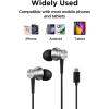 image1MORE 2Pack PistonFit Headphones USBC in Ear Ear Buds with Mic Wired Earbuds Noise Isolation Control Button Comfortable Earphones for iPhone 171615SamsungTablet SilverPink