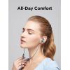image1MORE 2Pack PistonFit Headphones USBC in Ear Ear Buds with Mic Wired Earbuds Noise Isolation Control Button Comfortable Earphones for iPhone 171615SamsungTablet SilverBlue