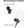 image1MORE 2Pack PistonFit Headphones USBC in Ear Ear Buds with Mic Wired Earbuds Noise Isolation Control Button Comfortable Earphones for iPhone 171615SamsungTablet SilverGrey