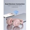 image1MORE Wireless Bluetooth Noisecanceling Headphones  HQ31 SonoFlow SE OverEar Headphones with HiRes Audio 90H Playtime Clear Calls Preset EQ Via App Comfort for Home Office TravelPinkPink