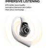 image1MORE S70 Open Ear Headphones  True Wireless Bluetooth Open Earbuds Comfortable Out of Ear Earbuds Balance AIR IPX5 Waterproof 40H Playtime App Control Clear Calls BlackWhite