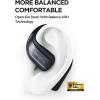 image1MORE S70 Open Ear Headphones  True Wireless Bluetooth Open Earbuds Comfortable Out of Ear Earbuds Balance AIR IPX5 Waterproof 40H Playtime App Control Clear Calls BlackBlack