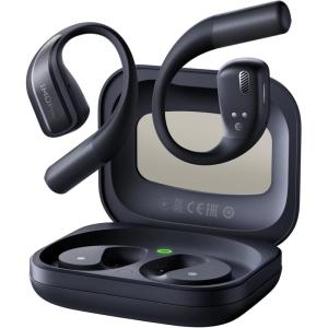 image1MORE S70 Open Ear Headphones  True Wireless Bluetooth Open Earbuds Comfortable Out of Ear Earbuds Balance AIR IPX5 Waterproof 40H Playtime App Control Clear Calls BlackBlack