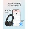 image1MORE HQ20 Kids Headphones Noise Cancelling Headphones for Kids Smart Hearing Protection 758595dB Safe Volume Limit Microphone 65H PlaytimeFoldable Headphone for StudyTabletiPad WhiteBlack