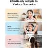image1MORE HQ20 Kids Headphones Noise Cancelling Headphones for Kids Smart Hearing Protection 758595dB Safe Volume Limit Microphone 65H PlaytimeFoldable Headphone for StudyTabletiPad WhiteBlack