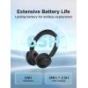 image1MORE HQ20 Kids Headphones Noise Cancelling Headphones for Kids Smart Hearing Protection 758595dB Safe Volume Limit Microphone 65H PlaytimeFoldable Headphone for StudyTabletiPad WhiteBlack