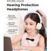 image1MORE HQ20 Kids Headphones Noise Cancelling Headphones for Kids Smart Hearing Protection 758595dB Safe Volume Limit Microphone 65H PlaytimeFoldable Headphone for StudyTabletiPad WhiteOat White