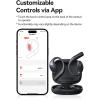 image1MORE S51 Open Ear Headphones  Lightweight Secure Fit Open Ear Earbuds Wireless Bluetooth 40H Playtime Bass More IPX5 Waterproof Clear Calls Game ModeBlack